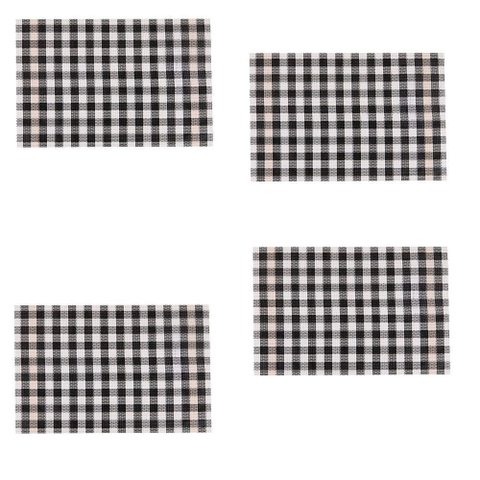 Jogo Americano 4 Lugares 45x30cm Vichy - Pvc - 45 X 30 Cm Utensilios do Chef