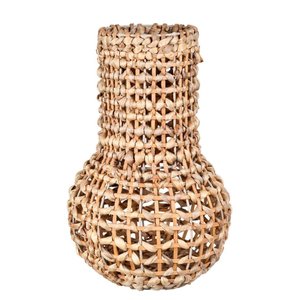 Lanterna Decorativa em Fibra Natural 34cm