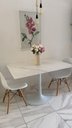 Ver imagem 3 de Mesa de Jantar Saarinen Retangular 120x80cm Mármore Espirito