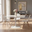 Ver imagem 1 de Mesa de Jantar Saarinen Retangular 120x80cm Mármore Espirito