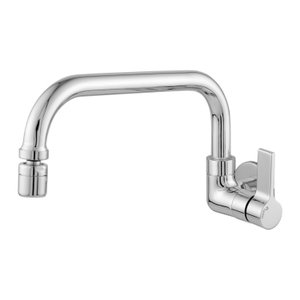 Torneira Para Cozinha Parede Bica Baixa Arejador Articulado 1/4 Volta C70 - 3066 Leão Metais