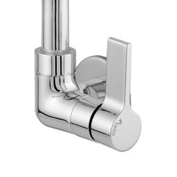 Torneira Para Cozinha Parede Bica Baixa Arejador Articulado 1/4 Volta C70 - 3066 Leão Metais - 3