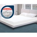 Ver imagem 1 de Capa Protetor Colchão Casal com Elástico Branca Resistente