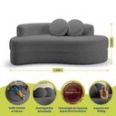Ver imagem 4 de Sofá Cama Cosi 1,88m Xpand Tech Tecido Bouclê Cama Inbox