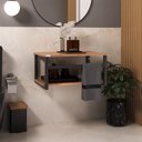Ver imagem 2 de Conjunto para Banheiro Atenas 60cm- Fabribam Gabinetes
