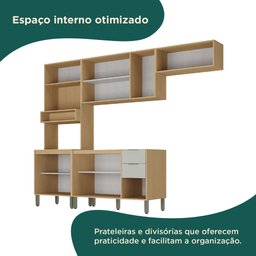 Cozinha Modulada Glória 4 Peças com Aéreo 1200 3 Portas e Torre 2 Fornos - 2