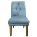 Ver imagem 3 de Kit 6 Cadeiras de Jantar Helena Tecido Pena Azul Ceu - Dominic Decor