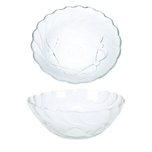 Kit Tigela Bowl em Vidro Transparente 10 Peças 250ml