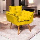 Ver imagem 1 de Poltrona Decorativa Reforçada para Sala Alice para Recepção Manicure Escritório Suede