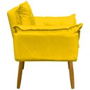 Ver imagem 2 de Poltrona Decorativa Reforçada para Sala Alice para Recepção Manicure Escritório Suede