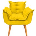 Ver imagem 2 de Poltrona Decorativa Reforçada para Sala Alice para Recepção Manicure Escritório Suede