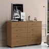 Cômoda para Quarto 8 Gavetas Moderno - 1