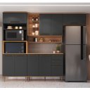 Ver imagem 2 de Armario de Cozinha Modulada 5 Peças com Tampo 280cm Isabelle Delmarco