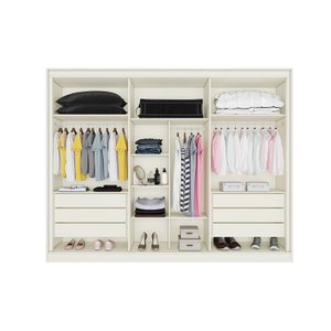 ROUPEIRO ARGOS 6PTS 100% MDF OFF WHITE