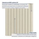 Ver imagem 5 de Cabeceira Solteiro Painel Ripado 101cm Vitória