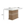 Mesa de Jantar 136cm Ágata Carvalho/off White - Poliman - 2