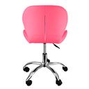 Ver imagem 5 de Kit 4 Cadeiras Slim Office Estofada Base Giratória Cromado