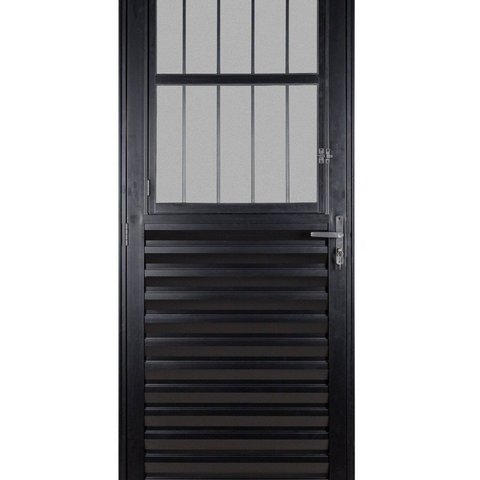 Porta Postigo Vidro Mini Boreal 210x90cm Ecosul Esquadrisul Abertura Direita