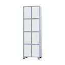 Ver imagem 1 de Armário Roupeiro De Aço Para Vestiário 8 Portas Locker Branco