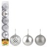 Bolas de Natal Prata Ø6cm c/6 Unidades - 1