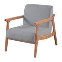 Ver imagem 2 de Poltrona para Sala de Estar Tecido Linho Olívia