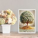 Ver imagem 2 de Quadro Lei da Atração - Árvore da Prosperidade 24x18cm - com Vidro:moldura Preta