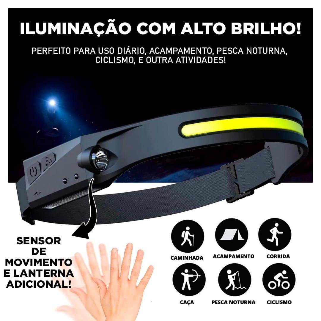 Lanterna de Cabeça com Sensor de Detecção a Prova de Água - 5