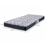 Colchão Solteiro Ortho Classic D33 100% Espuma 88 Cm Largura e 14 Cm de Altura Preto - 2