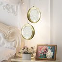 Ver imagem 3 de Lustre Pendente Moderno Led 7w 3000k Bronze 15cm Bivolt Orion Mais Luz