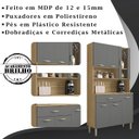 Ver imagem 3 de Kit Armario Cozinha 6 Portas 196GD Freijo Gris KTP