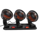 Ver imagem 5 de Ventilador Triplo Usb Automotivo Escritorio Mesa Escrivaninha Home Office Silencioso 2 Velocidades C