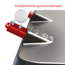 Ver imagem 3 de Ventilador Triplo Usb Automotivo Escritorio Mesa Escrivaninha Home Office Silencioso 2 Velocidades C