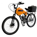 Ver imagem 2 de Bicicleta Motorizada 100cc Coroa 52 Fr Disk/Susp com Carenagem Cargo Rocket