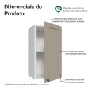 Ver imagem 3 de Armário Aéreo 35 Cm 1 Porta Branco/crema Vik Madesa