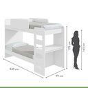 Ver imagem 3 de Beliche com Escrivaninha e Led Olga