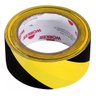 Fita Adesiva para Demarcação de Solo Zebrada Worker 48mm X 30m - Amarelo e Preto - 1