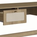 Ver imagem 7 de Mesa Escrivaninha Home Office Pé Metal Arlo A10 Hanover/dourado - Mpozenato