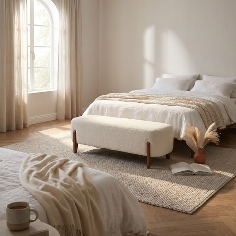 Recamier Puff 195 cm Royale Bouclê B05 - D'Rossi