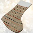 Ver imagem 2 de Enfeite Natalino Meia de Natal Decorativo Artesanal de 56cm