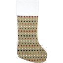 Ver imagem 1 de Enfeite Natalino Meia de Natal Decorativo Artesanal de 56cm