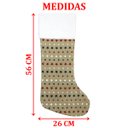 Ver imagem 5 de Enfeite Natalino Meia de Natal Decorativo Artesanal de 56cm
