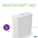 Ver imagem 6 de Kit 2 Vaso Sanitários Rimless com Caixa Acoplada Smart Clean® Harpic e Assento Soft Close Vip Celite