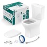 Kit 3 Vaso Sanitários Rimless com Caixa Acoplada Smart Clean® Harpic e Assento Soft Close Vip Celite - 2