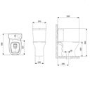 Ver mais imagens de Kit 5 Vaso Sanitários Rimless com Caixa Acoplada Smart Clean® Harpic e Assento Soft Close Vip Celite