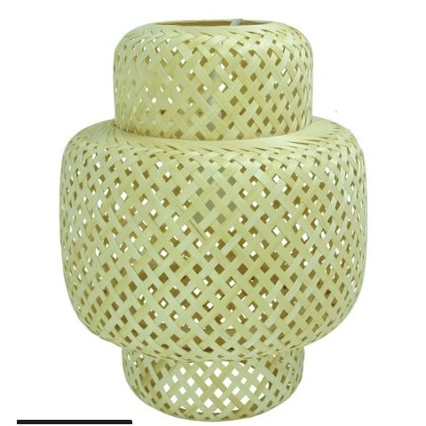 Pendente de Bambu 30cm 1e27 Paris Luz