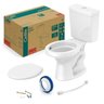 Kit 3 Vaso Sanitários com Caixa Acoplada 6l Uni Celite - 1