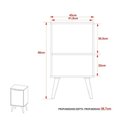 Ver imagem 3 de Bancada de Banheiro C/ Pés Bn3641 S/ Cuba C/ 1 Porta 45cm Preto - Tecno Mobili