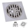 Ralo Aço Inox 10x10 Banheiro Lavabo Casa Jardim Quintal Anti Corrosao Resistente Seguro Higienico - 1