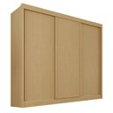 Ver imagem 2 de Guarda-Roupa Casal 3 Portas 4 Gavetas 100% MDF Ipanema Bege/Jequitibá