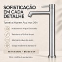 Ver imagem 5 de Torneira Texas Niquel Escovado Banheiro Lavabo Luxo Goldenx